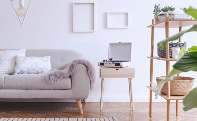 conforto do lar com móveis e decoração