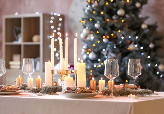 Como decorar a mesa para as festas de fim de ano 